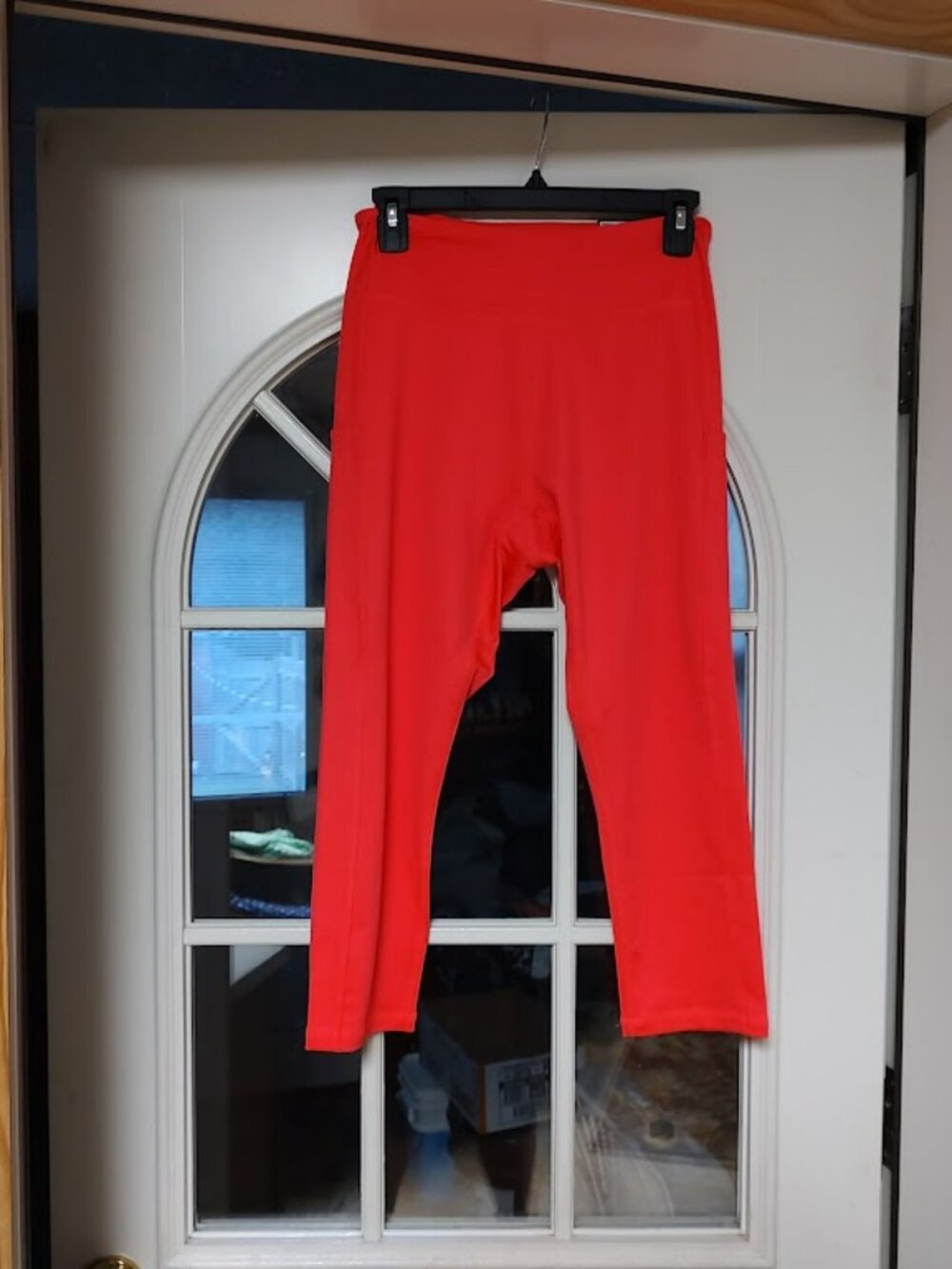 New Tek Gear Workout Gear Wicking Melon Energy Capri Leggings Size Women's M